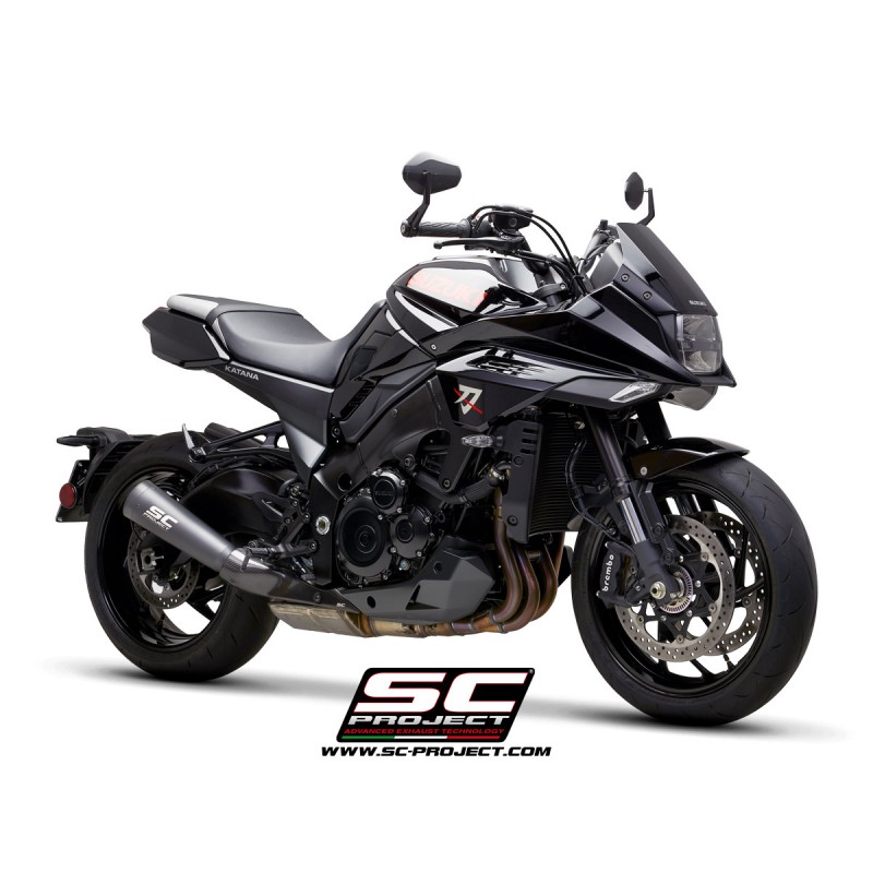 Uitlaatdemper Metal black zwart Suzuki GSX-S1000 Katana (19-20)