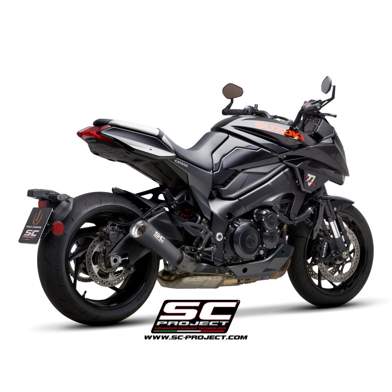 Uitlaatdemper Metal black zwart Suzuki GSX-S1000 Katana (19-20)