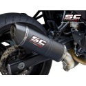 Uitlaatdemper Oval carbon Suzuki SV650 (16-20)