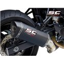 Uitlaatdemper SC1-M carbon Suzuki SV650 (16-20)