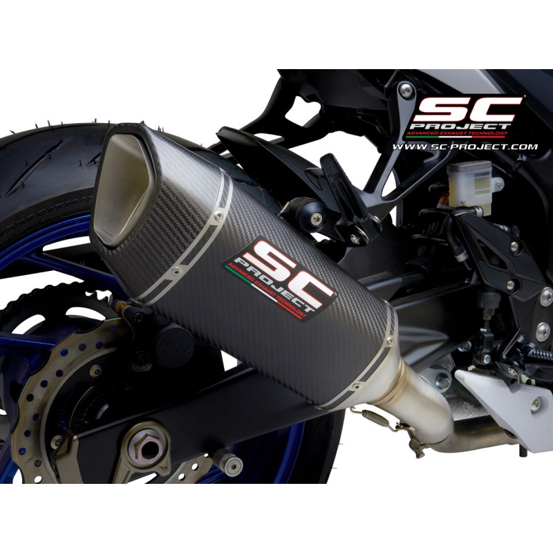 Uitlaatdemper SC1-R carbon Suzuki GSX-S750 (17-20)