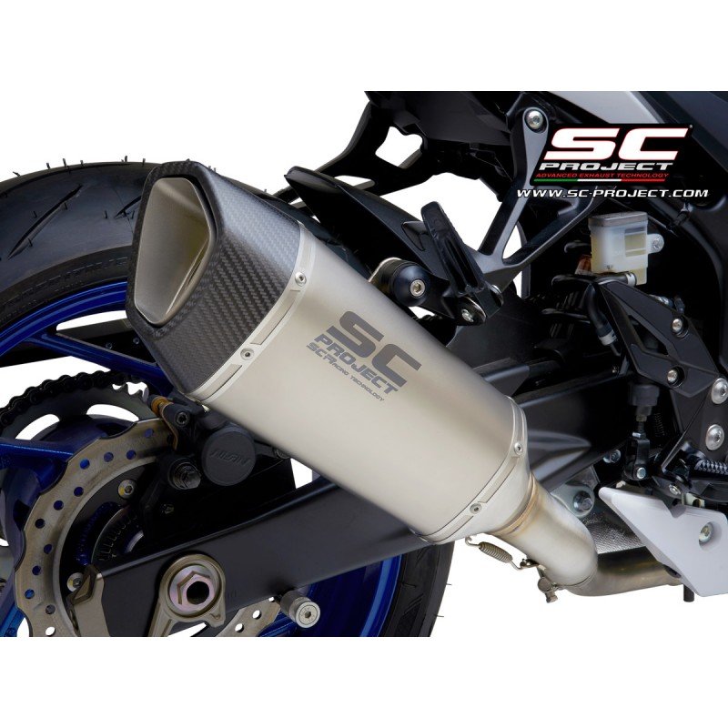 Uitlaatdemper SC1-R titanium Suzuki GSX-S750 (17-20)