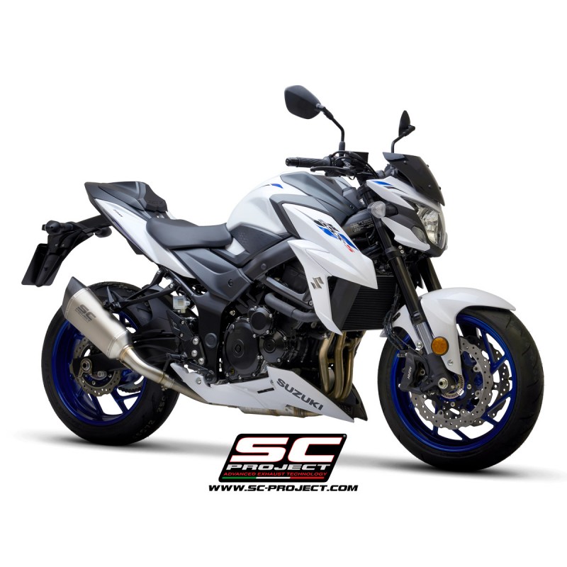 Uitlaatdemper SC1-R titanium Suzuki GSX-S750 (17-20)