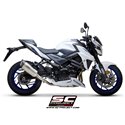 Uitlaatdemper SC1-R titanium Suzuki GSX-S750 (17-20)