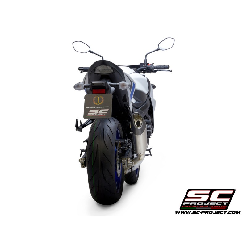 Uitlaatdemper SC1-R titanium Suzuki GSX-S750 (17-20)