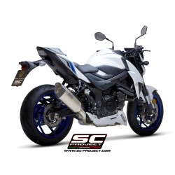 Uitlaatdemper SC1-R titanium Suzuki GSX-S750 (17-20)