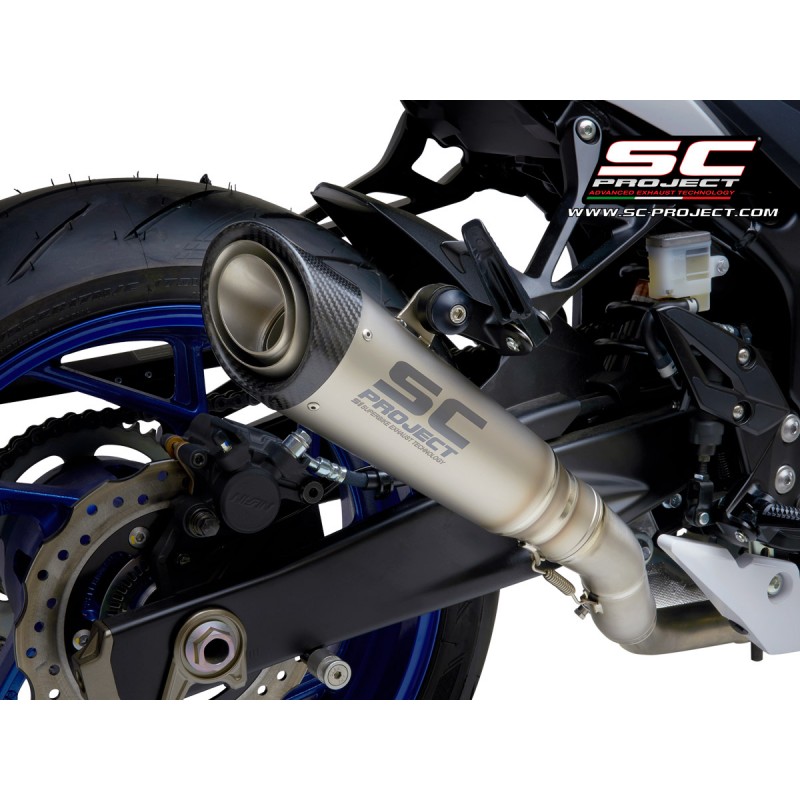 Uitlaatdemper S1 carbon Suzuki GSX-S750 (17-20)