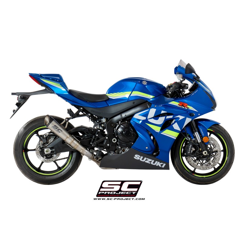 Uitlaatdemper S1 titanium Suzuki GSXR1000 (17-20)