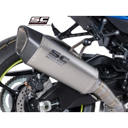 Uitlaatdemper SC1-R titanium Suzuki GSXR1000 (17-20)