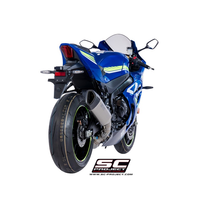 Uitlaatdemper SC1-R titanium Suzuki GSXR1000 (17-20)