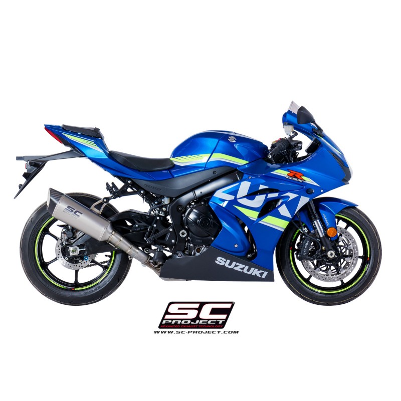 Uitlaatdemper SC1-R titanium Suzuki GSXR1000 (17-20)