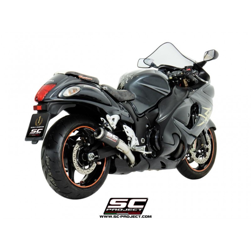 Uitlaatdempers CR-T carbon Suzuki GSXR1300 (99-09)