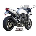 Uitlaatdemper Oval carbon Yamaha FZ1 + Fazer (06-16)