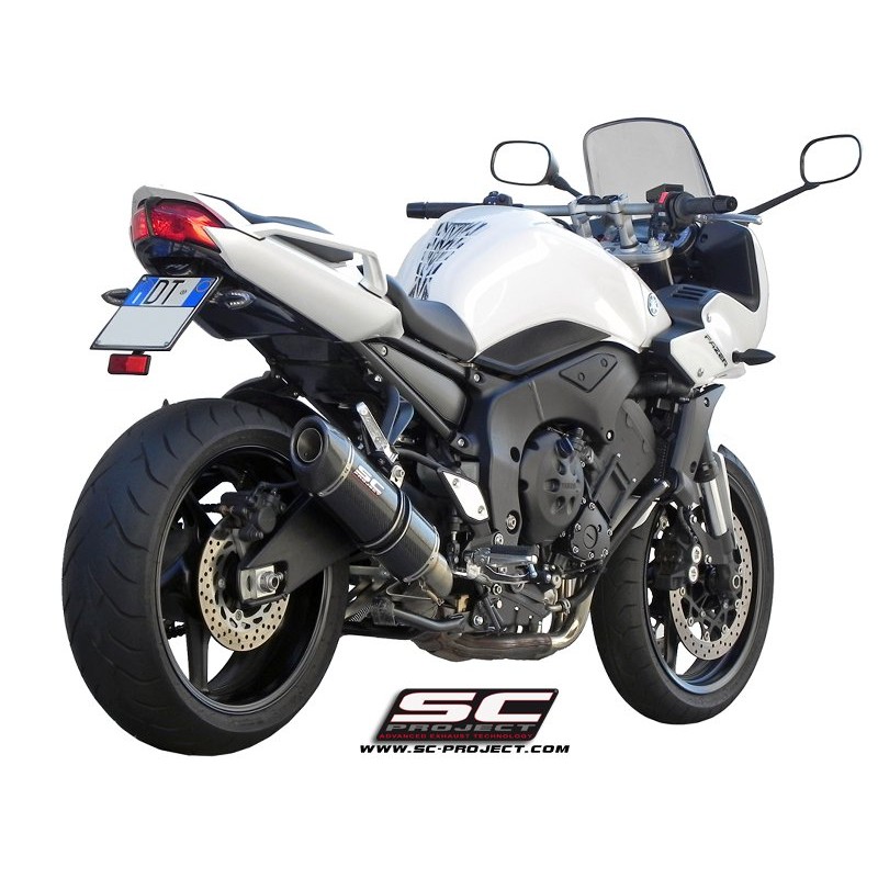 Uitlaatdemper Oval carbon Yamaha FZ1 + Fazer (06-16)