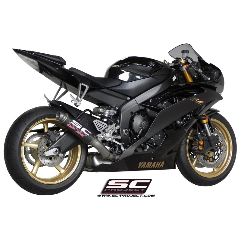 Uitlaatdempers GP-M2 high carbon Yamaha YZF R6 (06-16)