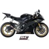 Uitlaatdempers CR-T high carbon Yamaha YZF R6 (06-16)