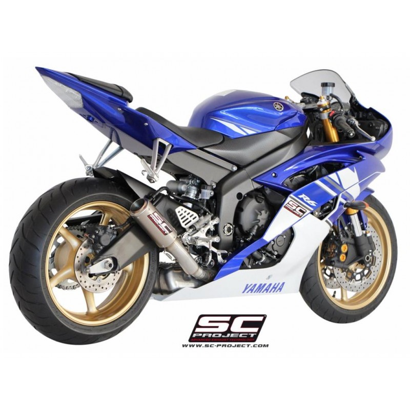 Uitlaatdempers CR-T high titanium Yamaha YZF R6 (06-16)