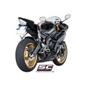 Uitlaatdempers CR-T low carbon Yamaha YZF R6 (06-16)