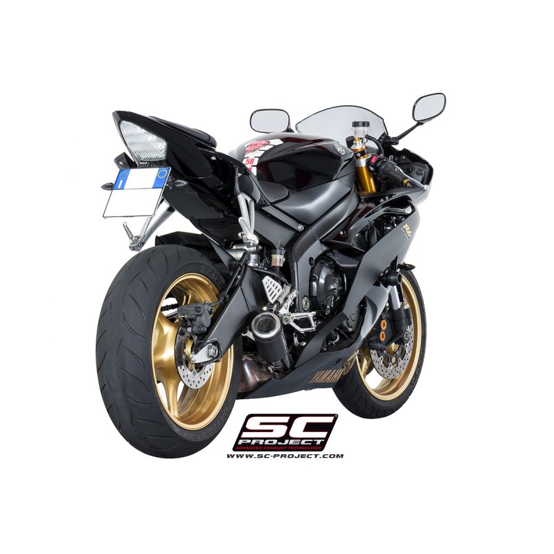 Uitlaatdempers CR-T low carbon Yamaha YZF R6 (06-16)