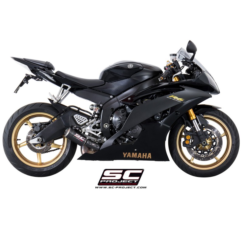 Uitlaatdempers CR-T low carbon Yamaha YZF R6 (06-16)