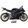 Uitlaatdempers S1 titanium Yamaha YZF R6 (06-16)