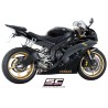 Uitlaatdempers S1 titanium Yamaha YZF R6 (06-16)