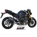 Uitlaatdemper Oval carbon Yamaha FZ8 + Fazer (10-16)