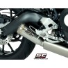 Uitlaatsysteem 2-1 70s zilver Yamaha MT-07 (13-16)