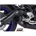 Uitlaatsysteem 2-1 70s zwart Yamaha MT-07 (13-16)