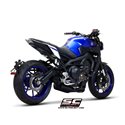 Uitlaatsysteem 2-1 70s zwart Yamaha MT-07 (13-16)