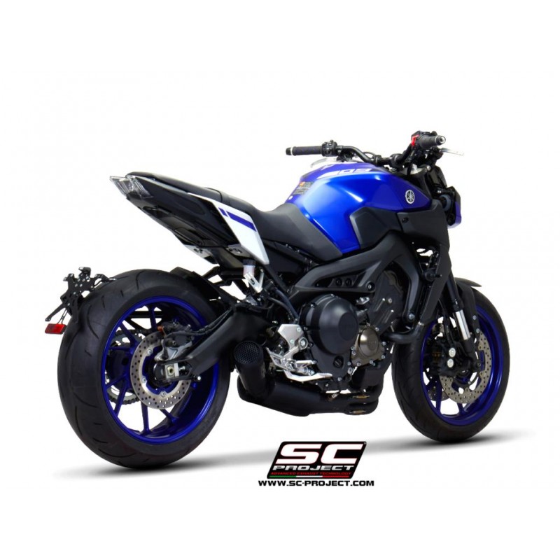 Uitlaatsysteem 2-1 70s zwart Yamaha MT-07 (13-16)