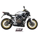 Uitlaatsysteem 2-1 Conical zwart Yamaha MT-07 (13-16)