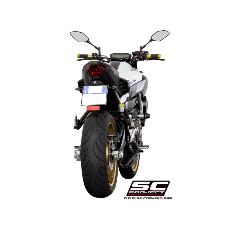 Uitlaatsysteem 2-1 Conical zwart Yamaha MT-07 (13-16)