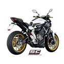 Uitlaatsysteem 2-1 Conical zwart Yamaha MT-07 (13-16)