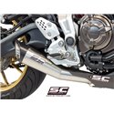 Uitlaatsysteem 2-1 S1 zilver Yamaha MT-07 (13-16)