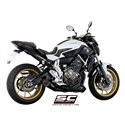 Uitlaatsysteem 2-1 S1 zwart Yamaha MT-07 (13-16)