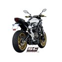 Uitlaatsysteem 2-1 S1 zwart Yamaha MT-07 (13-16)