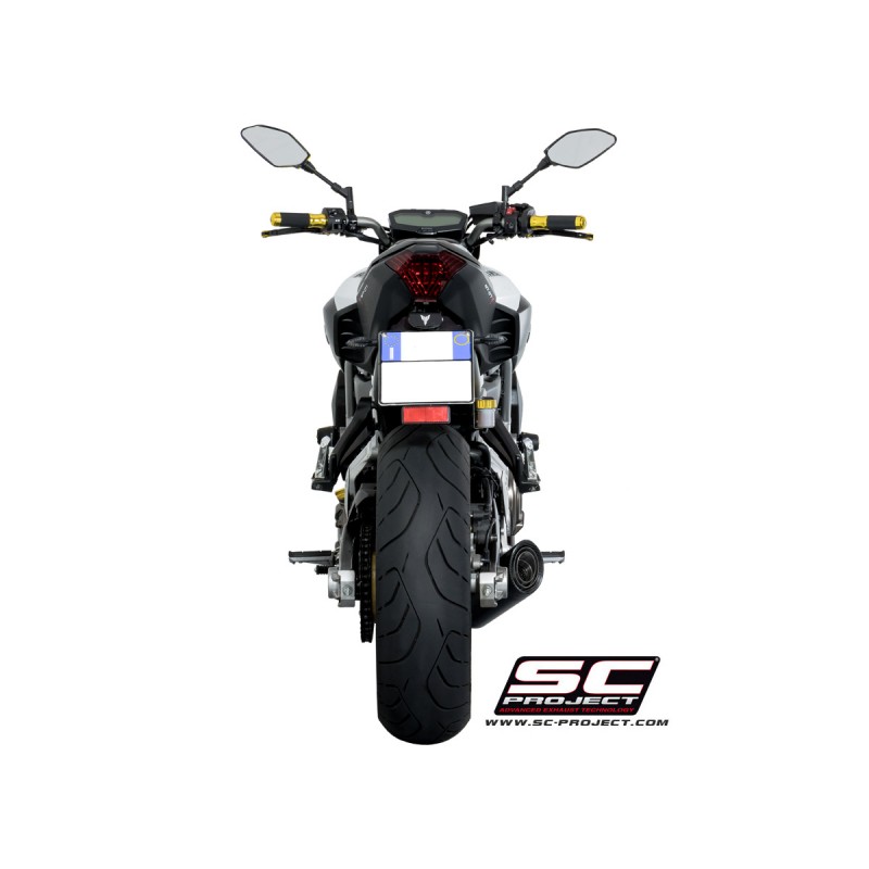 Uitlaatsysteem 2-1 S1 zwart Yamaha MT-07 (13-16)