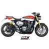 Uitlaatdemper 70s zwart Yamaha XJR1300 (15-16)