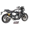 Uitlaatdemper Conical zilver Yamaha XJR1300 (15-16)