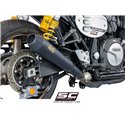 Uitlaatdemper Conical zwart Yamaha XJR1300 (15-16)