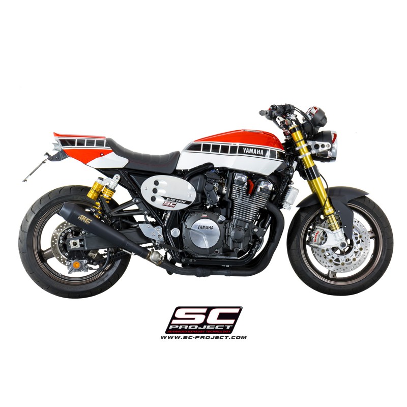 Uitlaatdemper Conical zwart Yamaha XJR1300 (15-16)