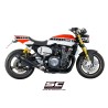 Uitlaatdemper Conical zwart Yamaha XJR1300 (15-16)