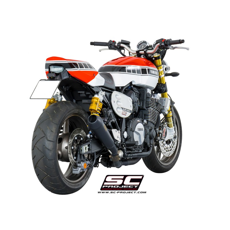 Uitlaatdemper Conical zwart Yamaha XJR1300 (15-16)