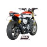 Uitlaatdemper Conical zwart Yamaha XJR1300 (15-16)