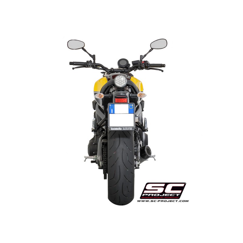 Uitlaatsysteem 3-1 Conical zilver Yamaha MT-09 (14-16)