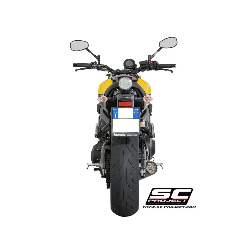 Uitlaatsysteem 3-1 70s zilver Yamaha MT-09 (14-16)