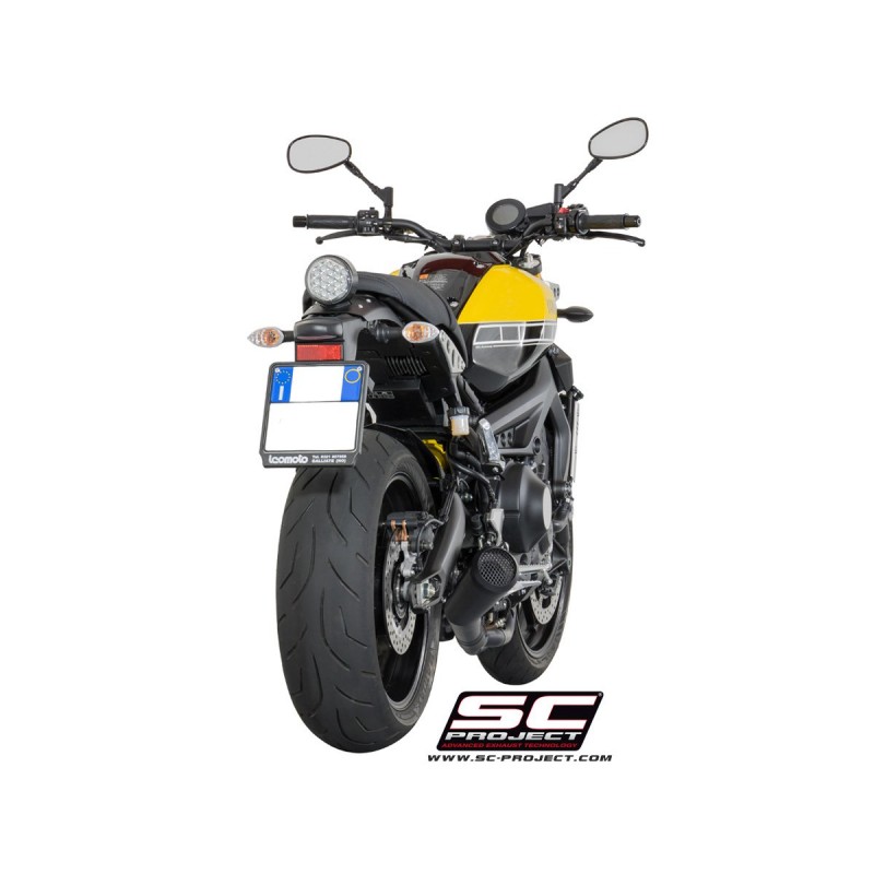 Uitlaatsysteem 3-1 70s zwart Yamaha MT-09 (14-16)