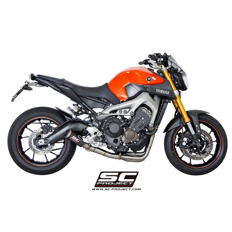 Uitlaatsysteem 3-1 CR-T carbon Yamaha MT-09 (14-16)