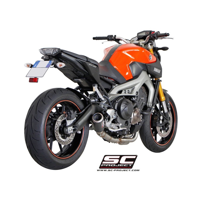 Uitlaatsysteem 3-1 CR-T carbon Yamaha MT-09 (14-16)